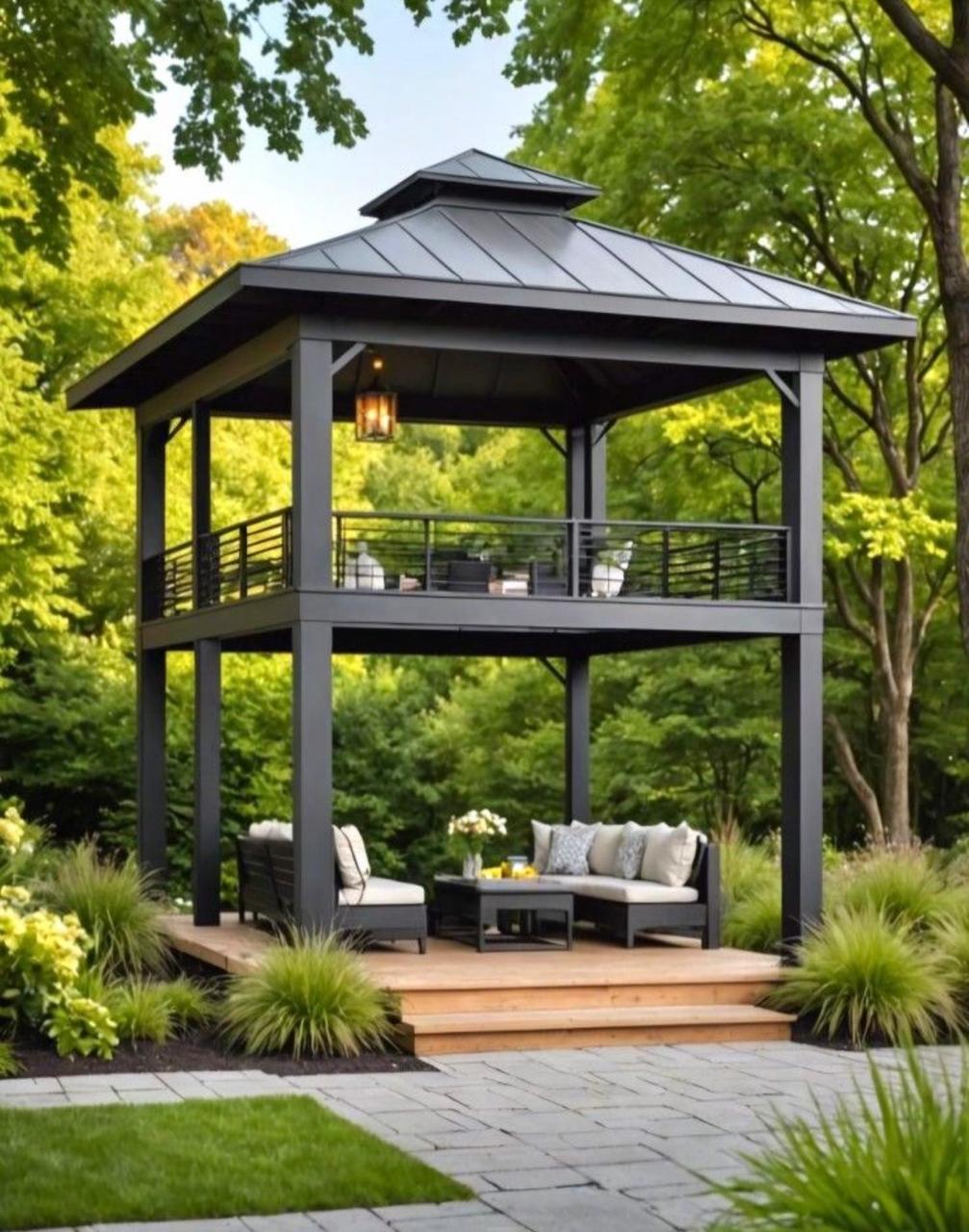 Canopies Gazebos Outdoor Benches